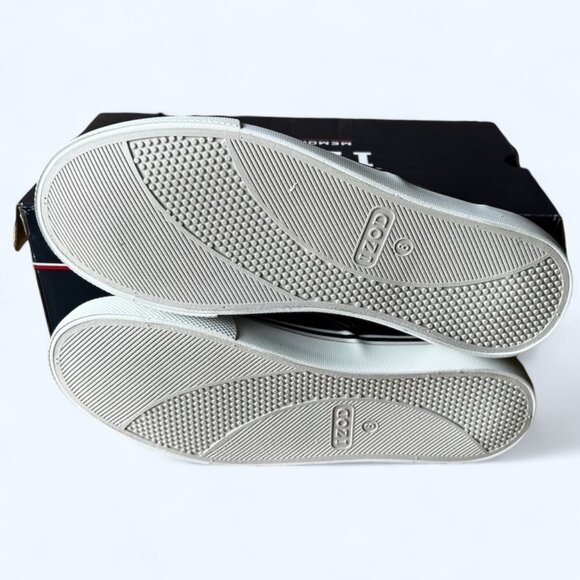 Izod Rangley Men's Lace Up Casual Canvas shoe Memory Foam Navy size 8 - Picture 8 of 8